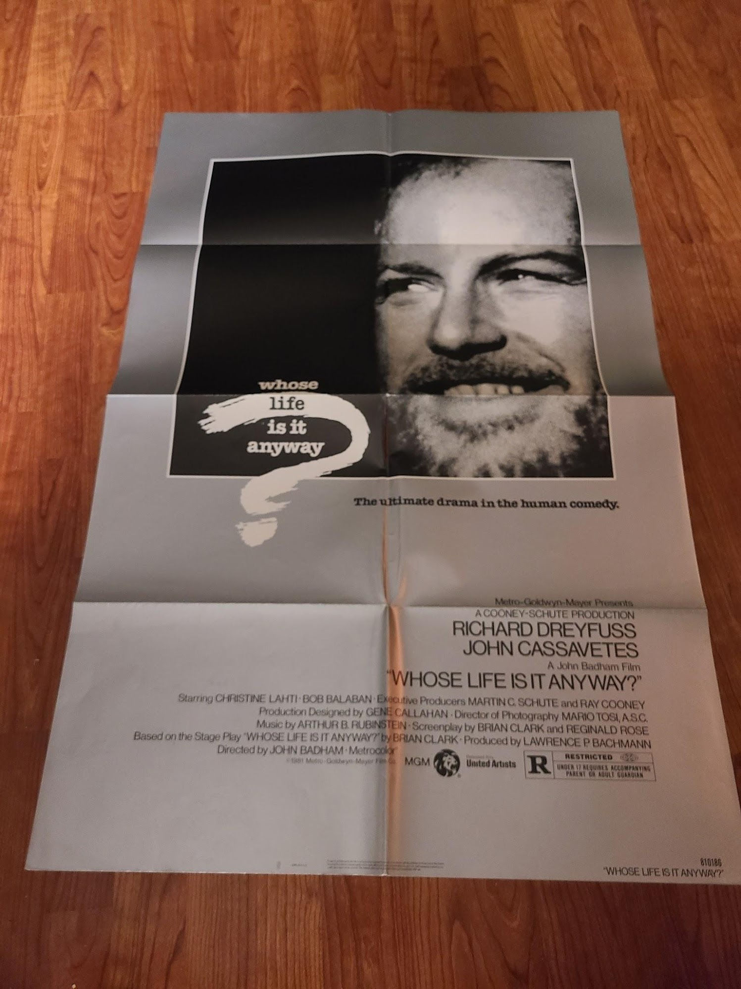 Who's Life is it Anyway 1980 1 Sheets/US