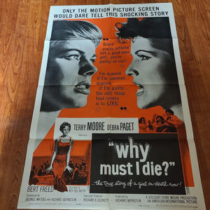 Why Must I Die 1960 1 Sheets/US