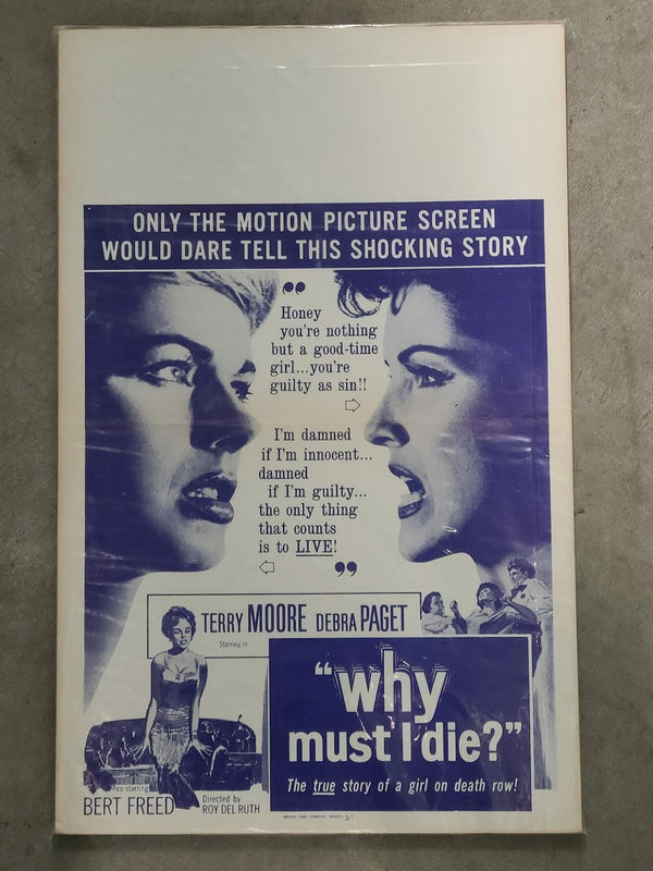 Why Must I Die? 1960 Window Cards