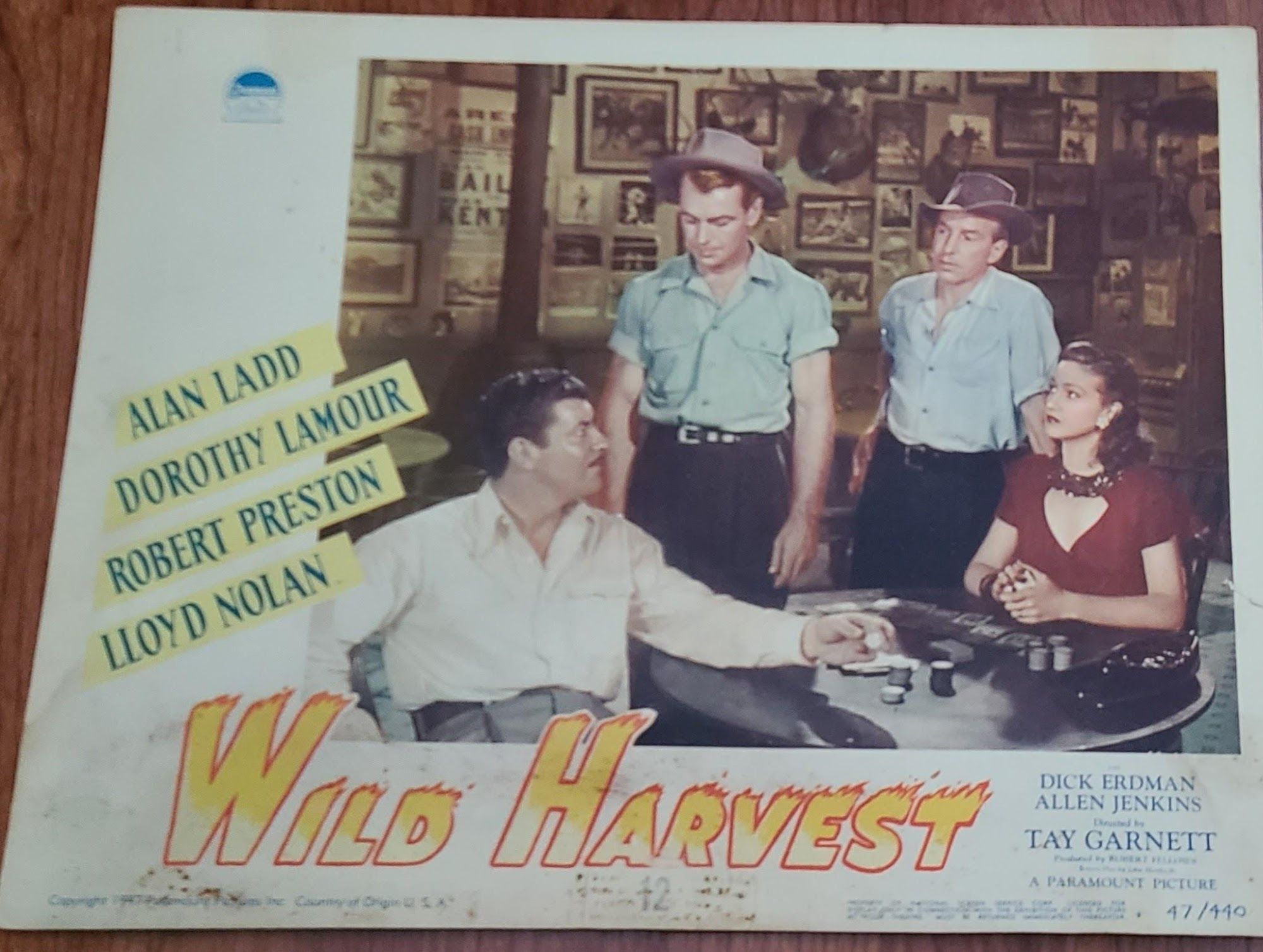 Wild Harvest 1947 General Lobby Cards