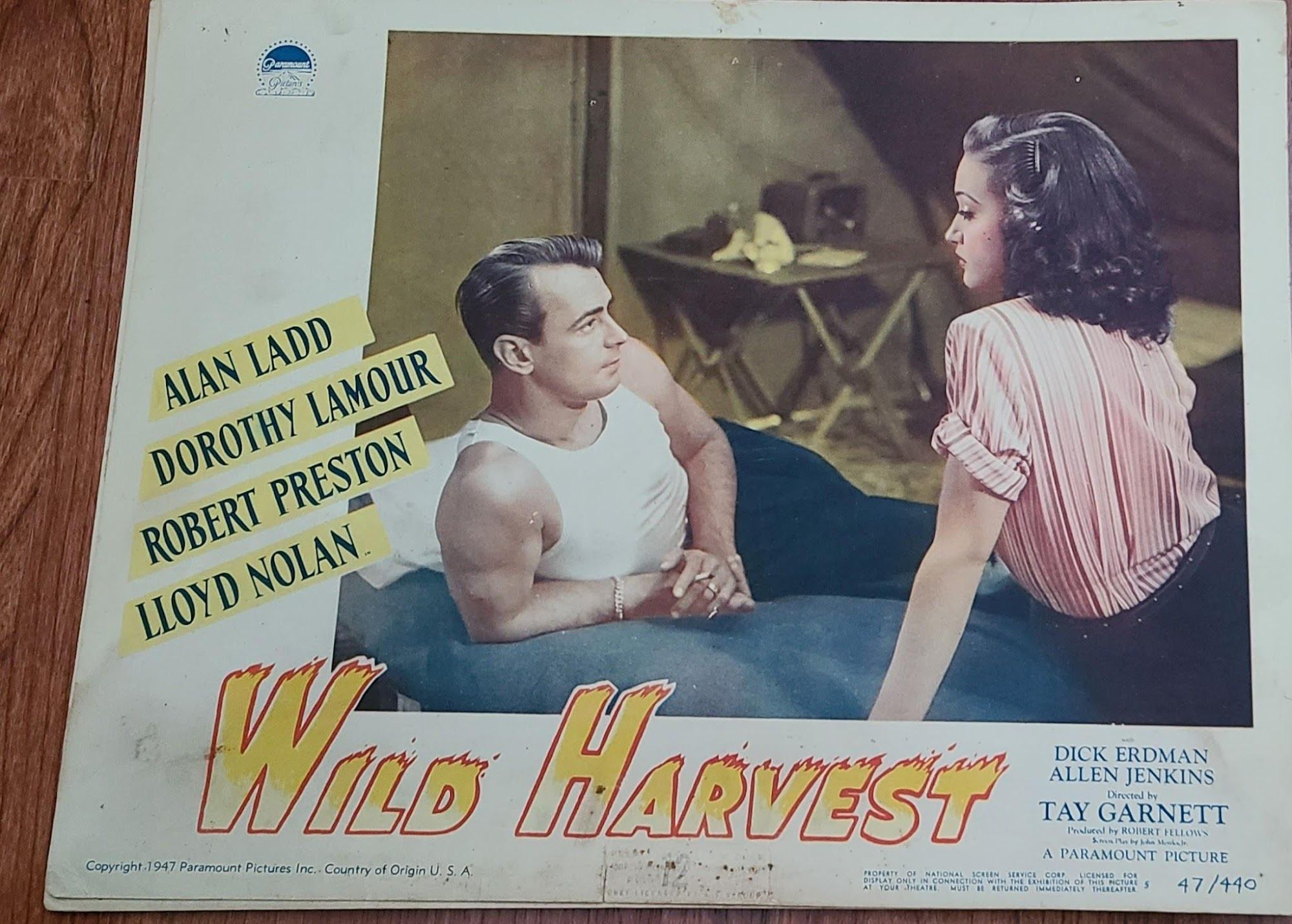 Wild Harvest 1947 General Lobby Cards