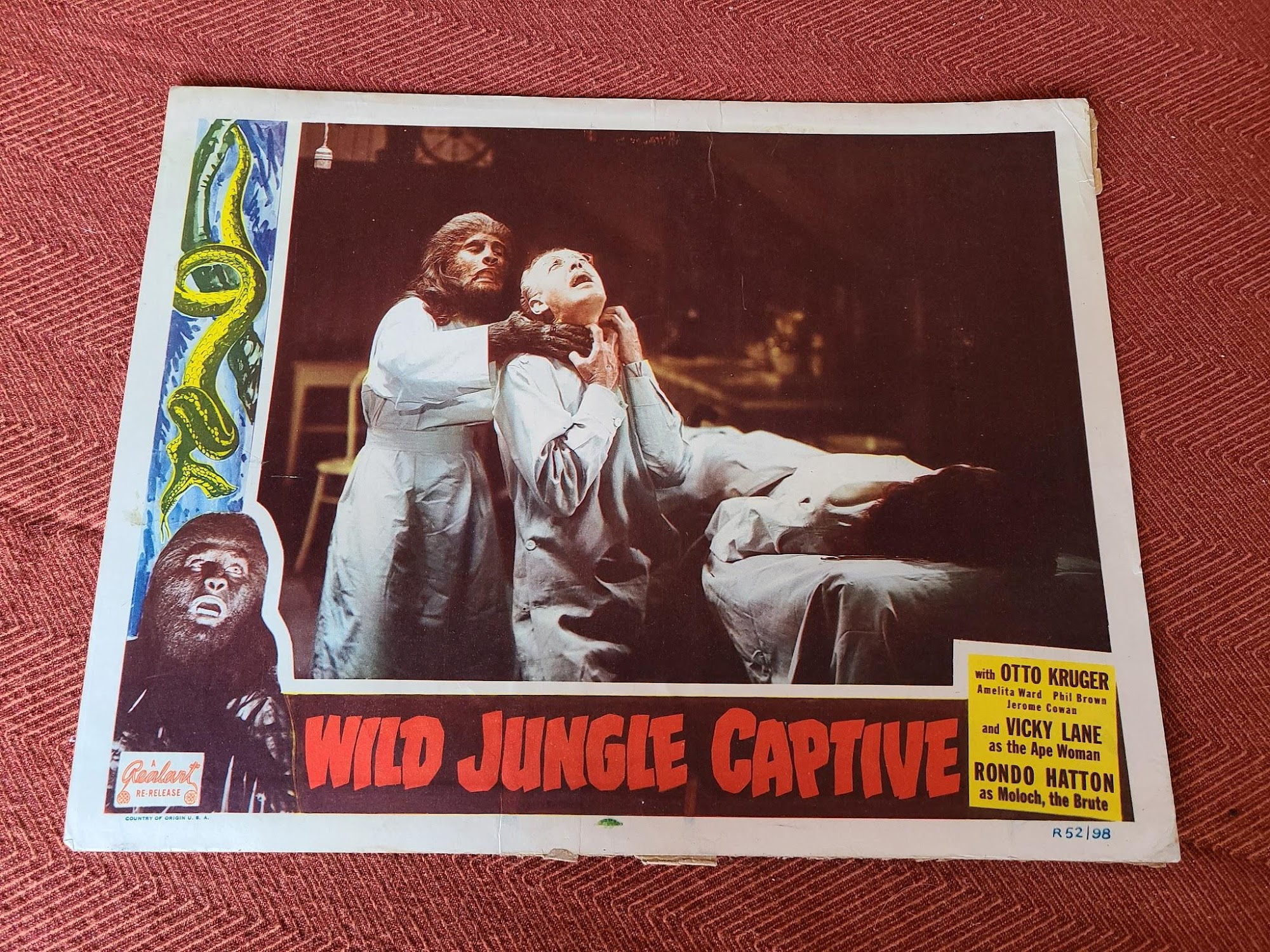 Wild Jungle Captive 1945 Scifi/Horror