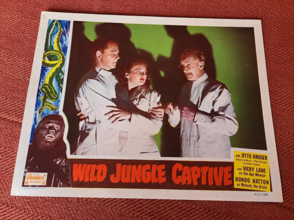 Wild Jungle Captive 1945 Scifi/Horror