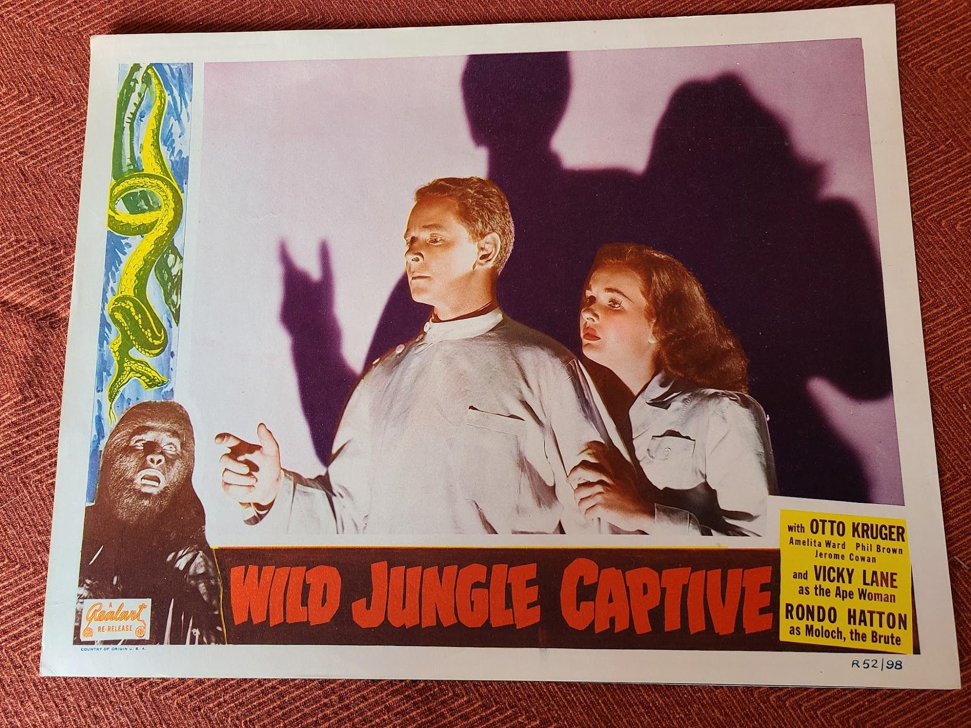 Wild Jungle Captive 1945 Scifi/Horror