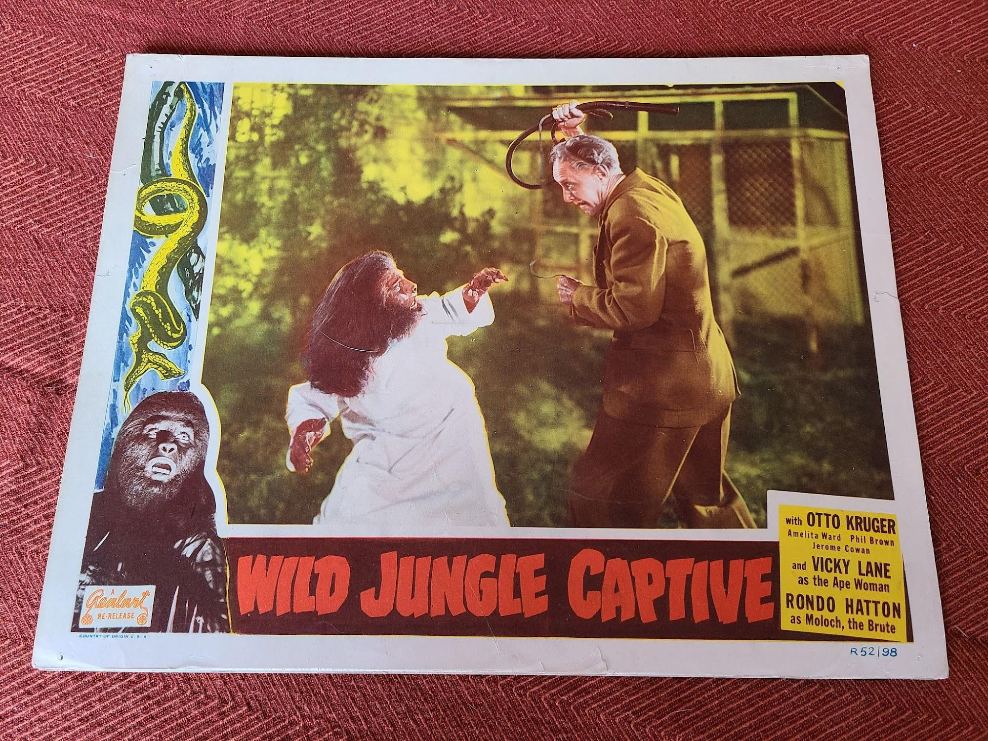 Wild Jungle Captive 1945 Scifi/Horror