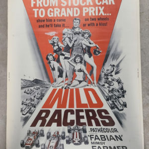 Wild Racers 1968 UK/US 30x40