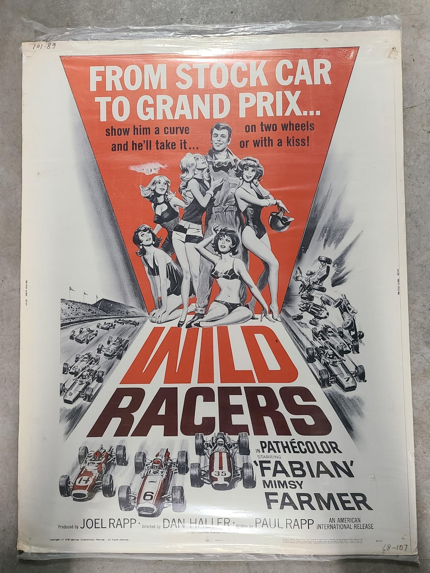 Wild Racers 1968 UK/US 30x40
