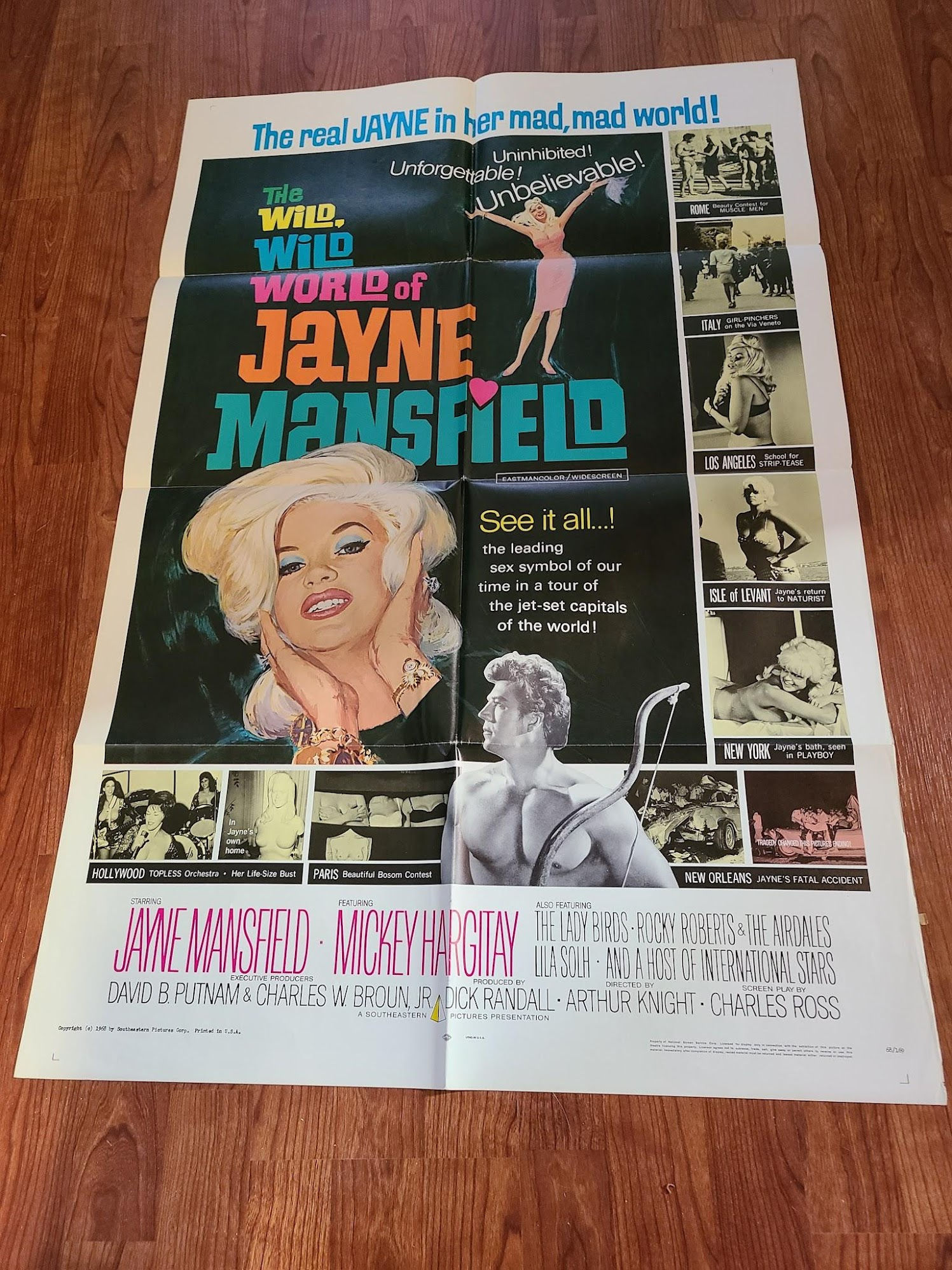 Wild Wild World Of Jayne Mansfield 1968 1 Sheets/US