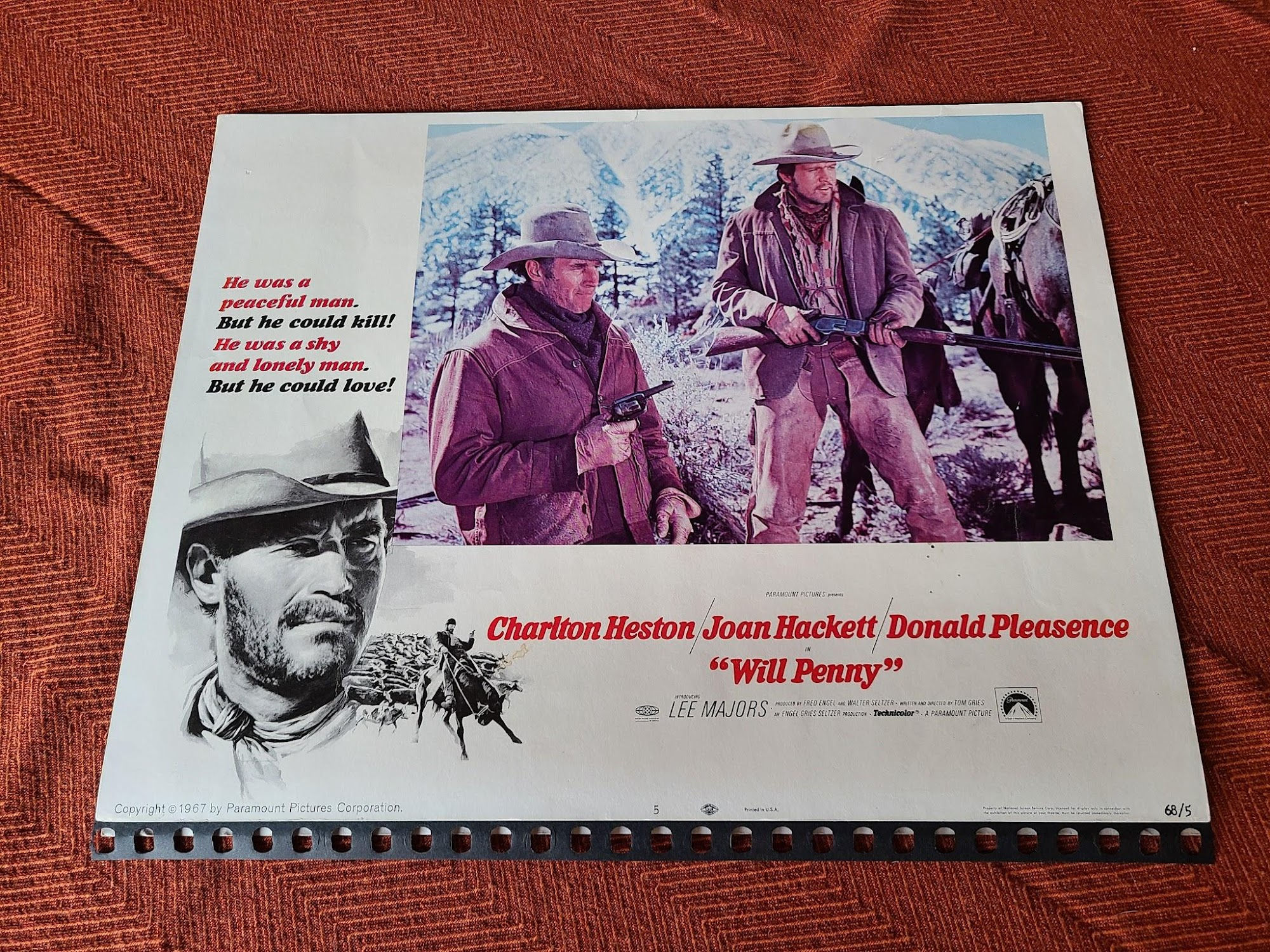 Will Penny 1968 Western Lobby Cards