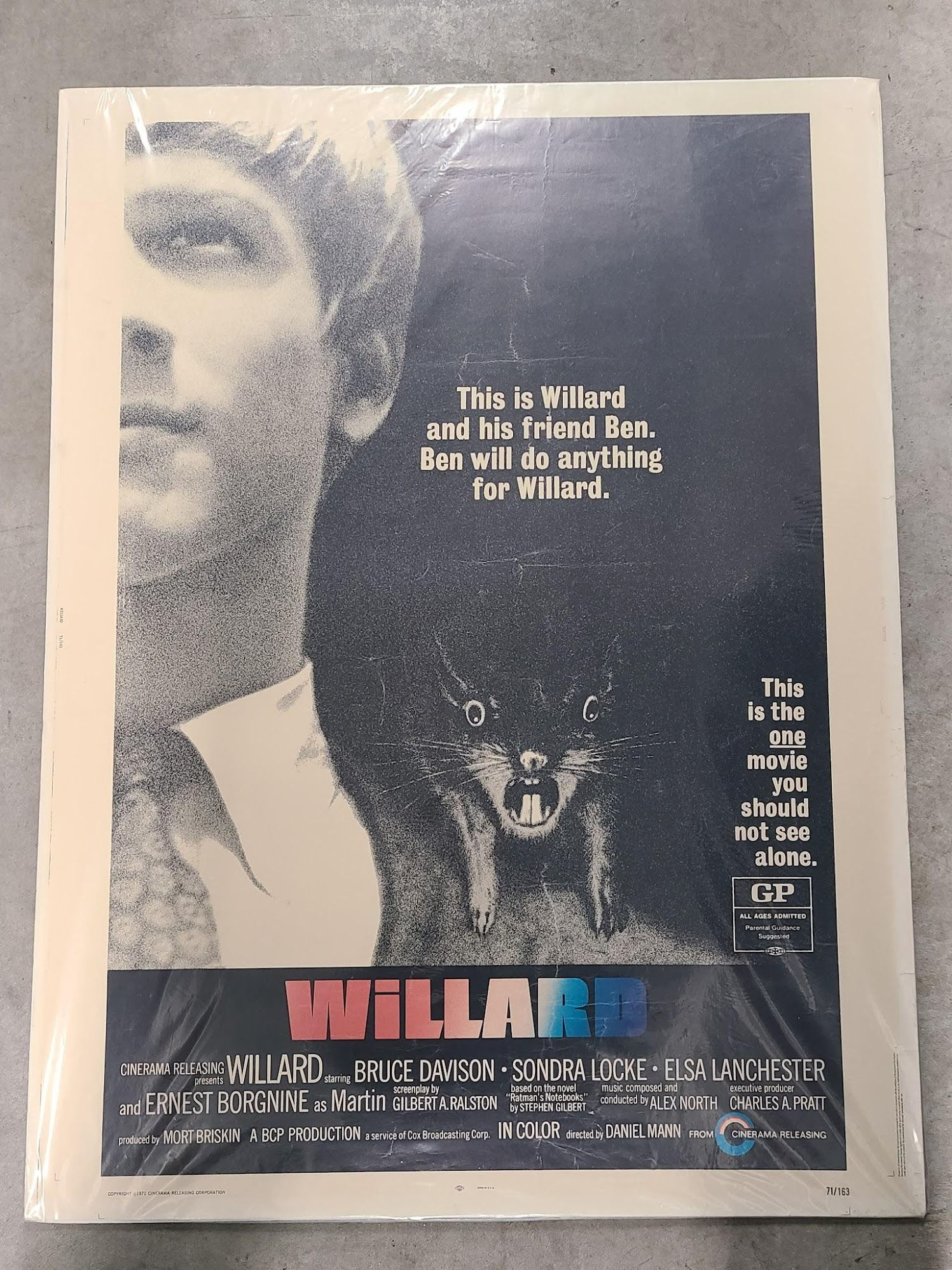 Willard 1971 UK/US 30x40