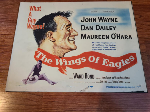 Wings Of Eagles 1957 Military/Aviation Lobby Cards