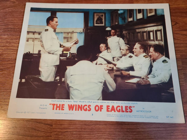 Wings Of Eagles 1957 Military/Aviation Lobby Cards