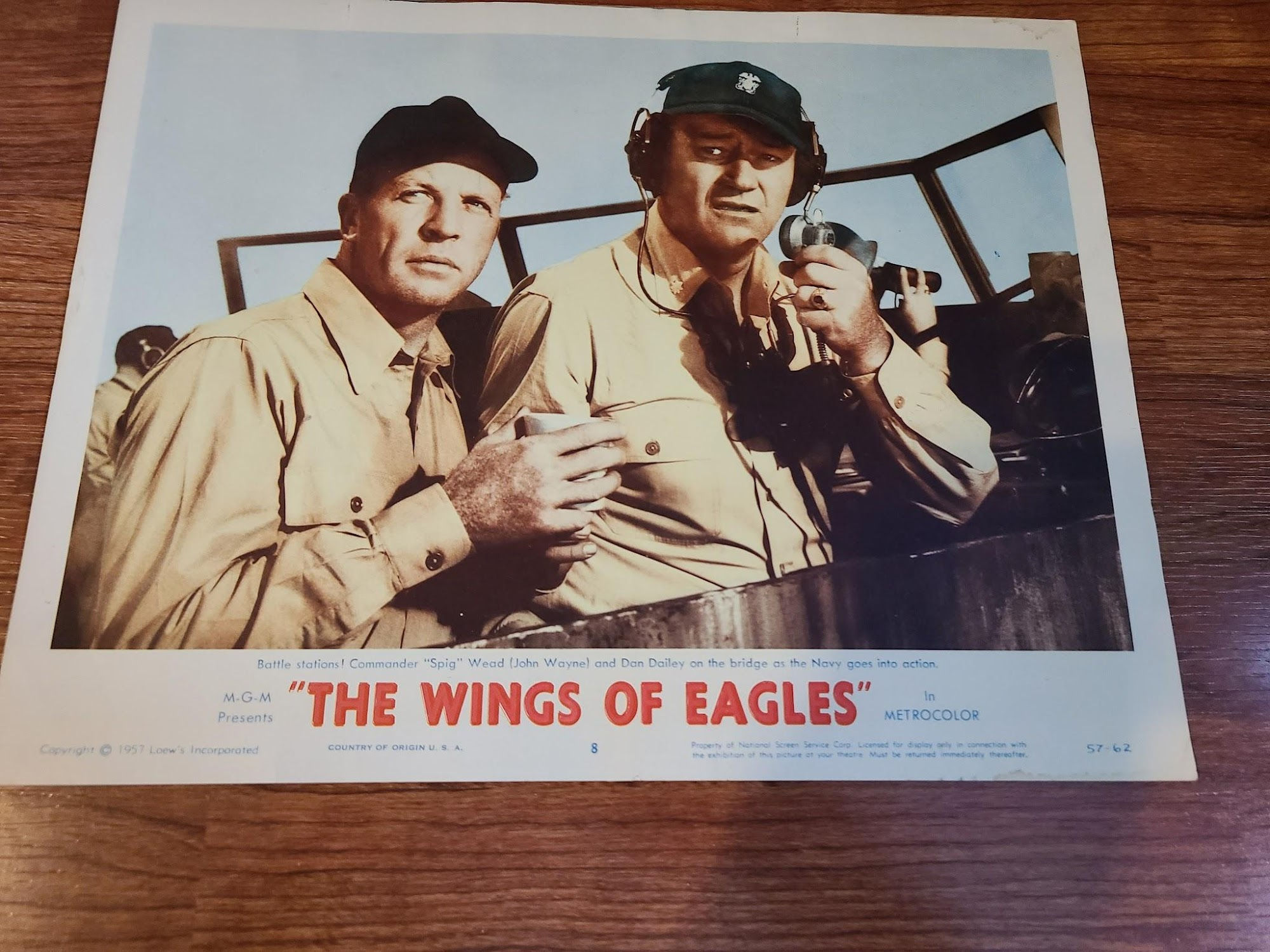Wings Of Wagles 1957 Military/Aviation Lobby Cards