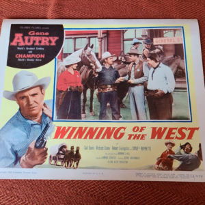 Winning Of The West 1952 Western Lobby Cards