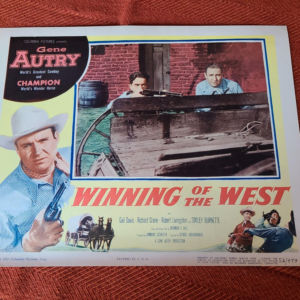 Winning Of The West 1952 Western Lobby Cards
