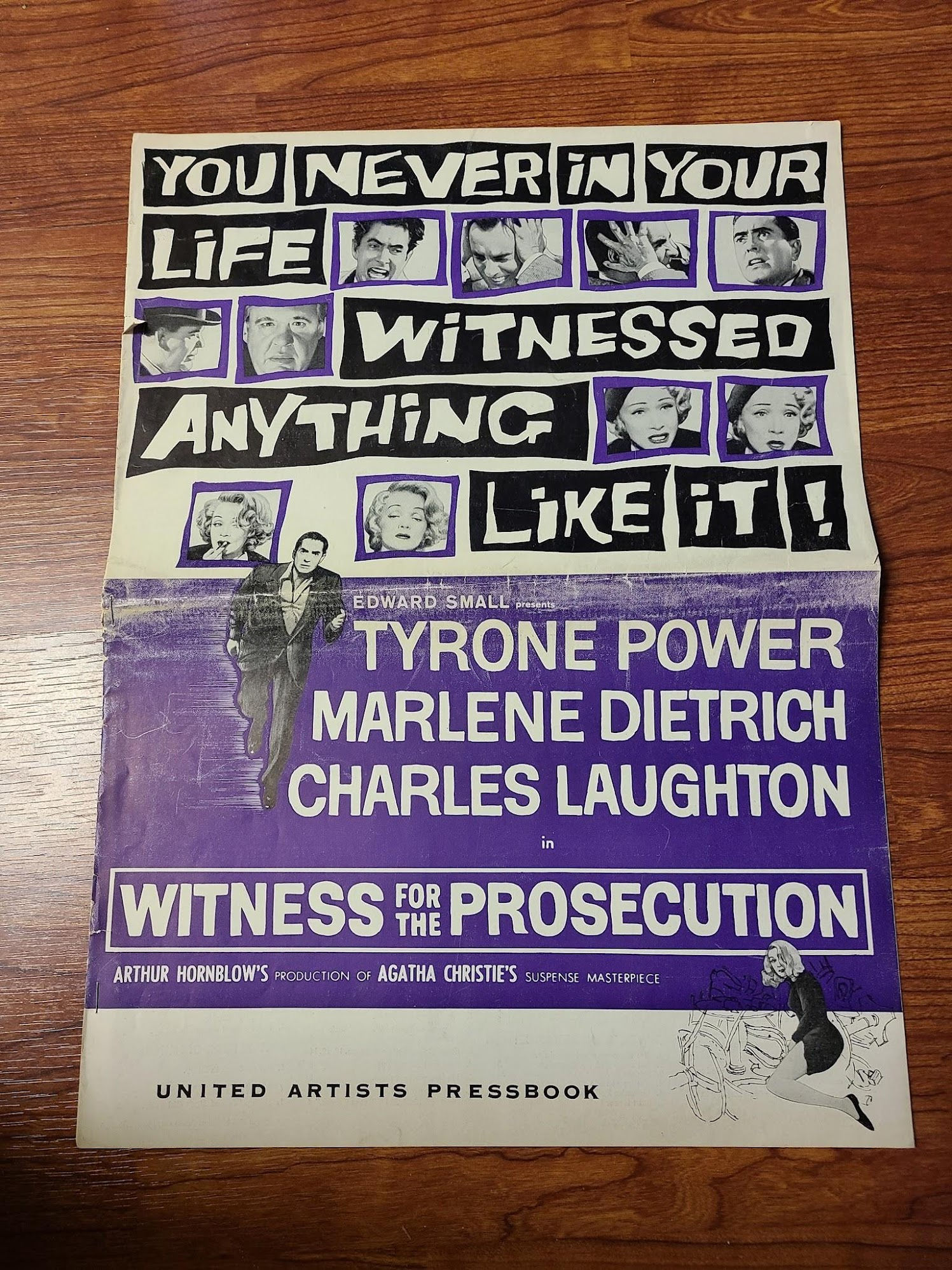 Witness For The Prosecution 1957 Press Books