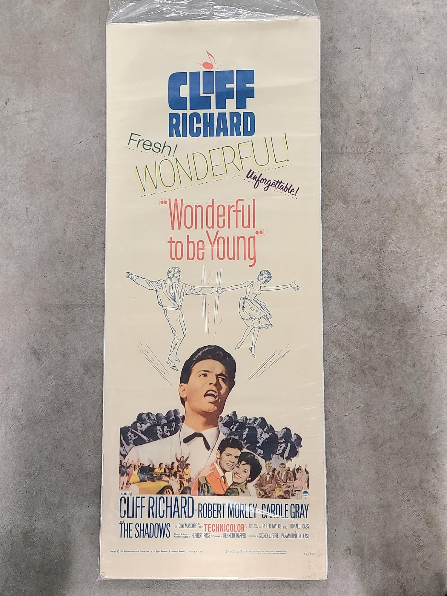 Wonderful To Be Young 1961 Inserts