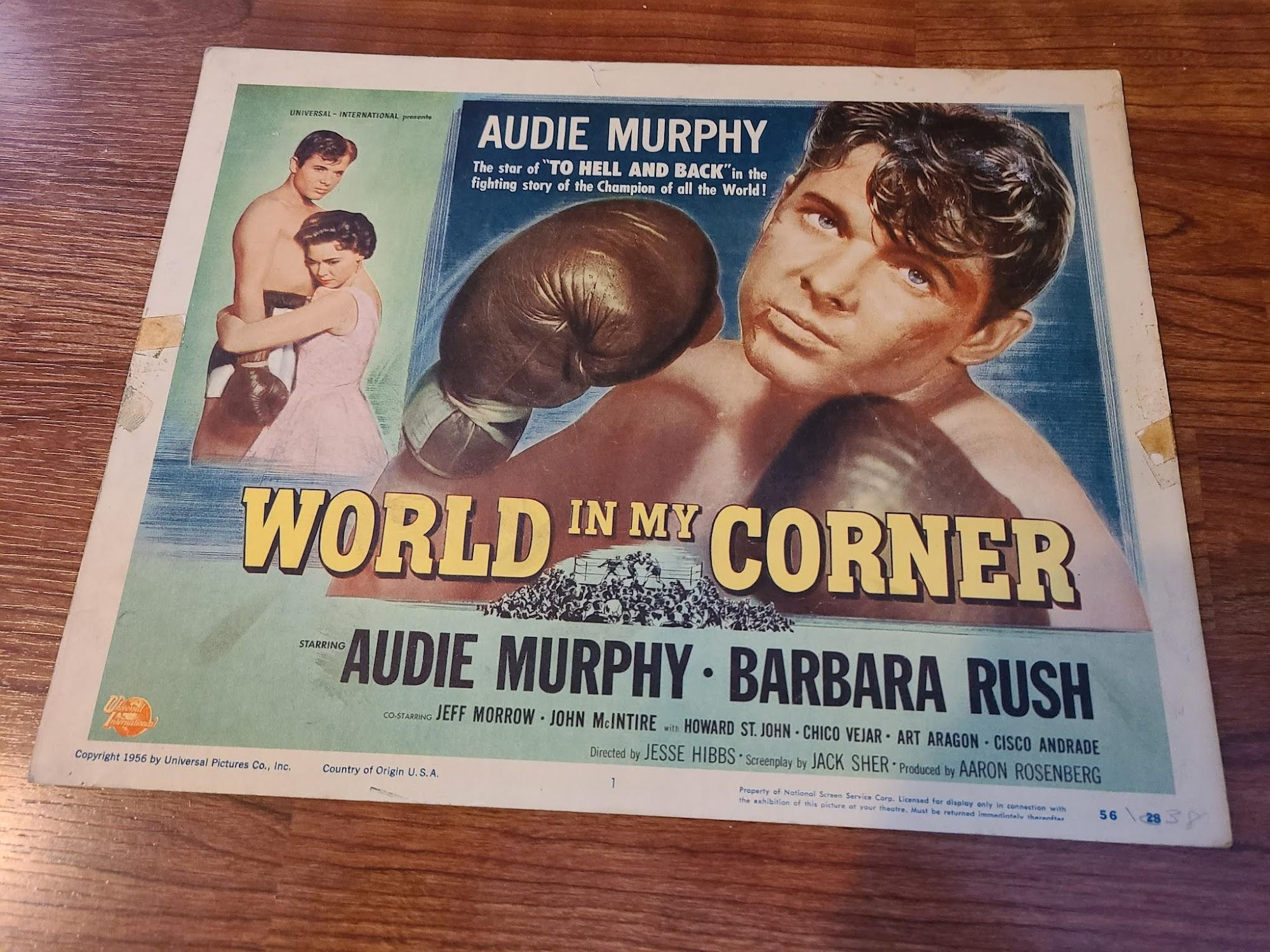 World In His Corner 1956 Title Cards
