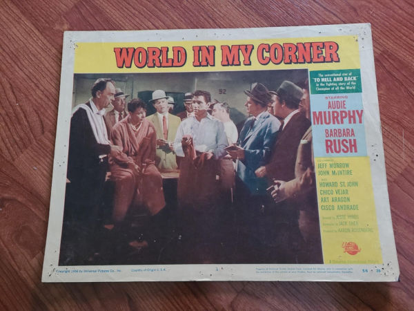 World In My Corner 1956 General Lobby Cards