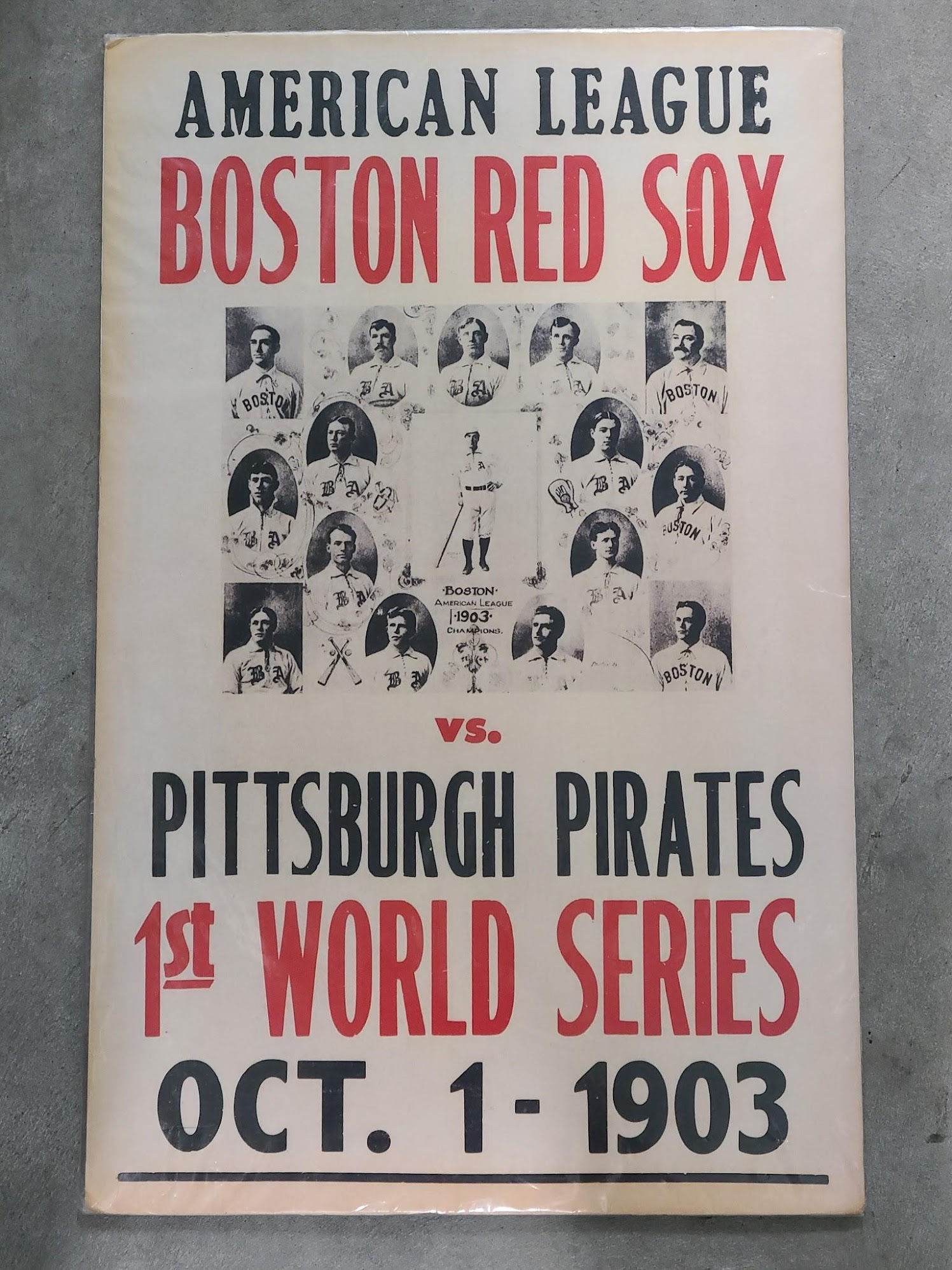 World Series Poster 1903 Window Cards