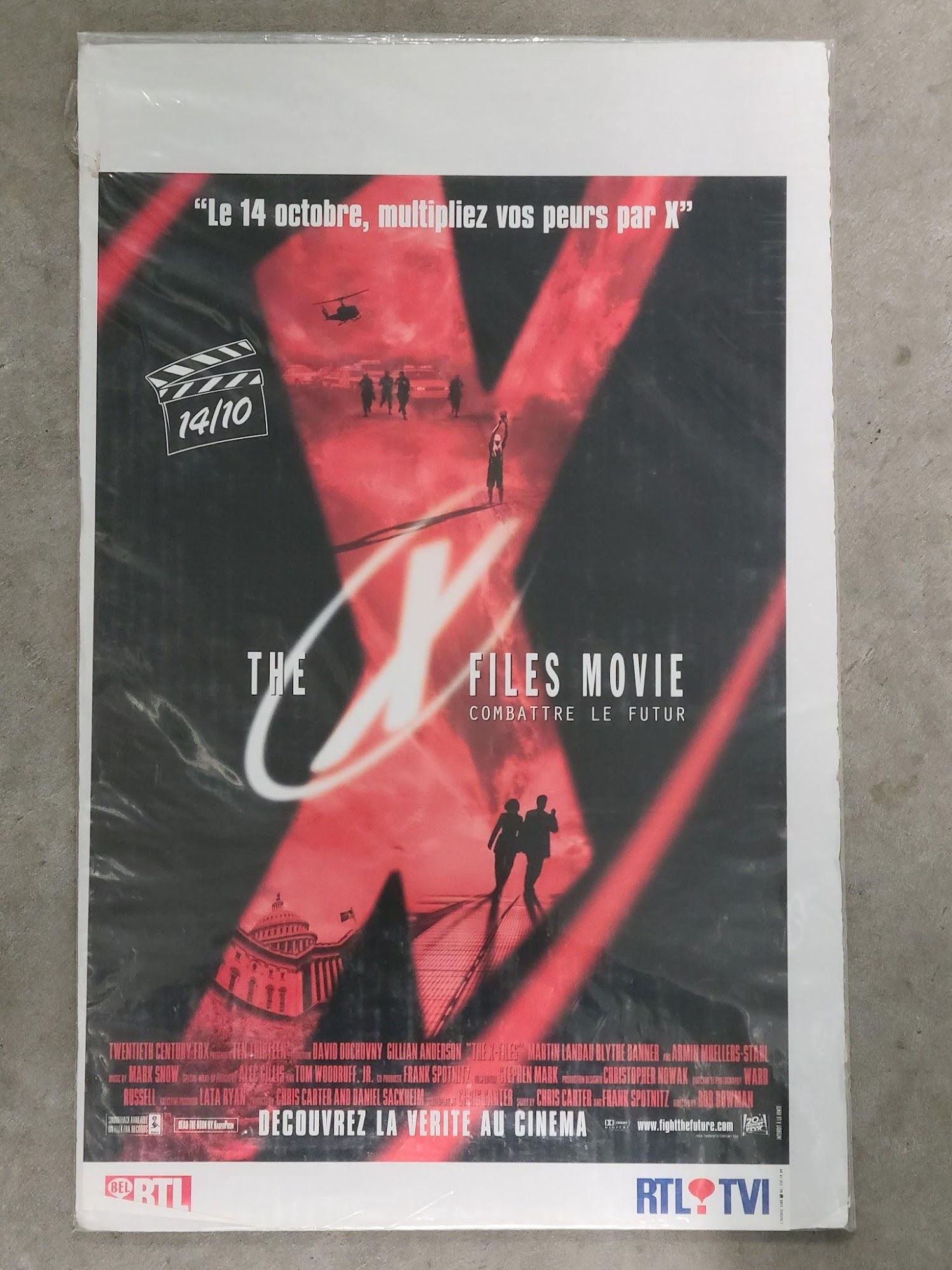 X Files Movie 1998 Belgium