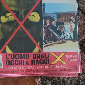 X: The Man With X-Ray Eyes 1963 Fotobusta