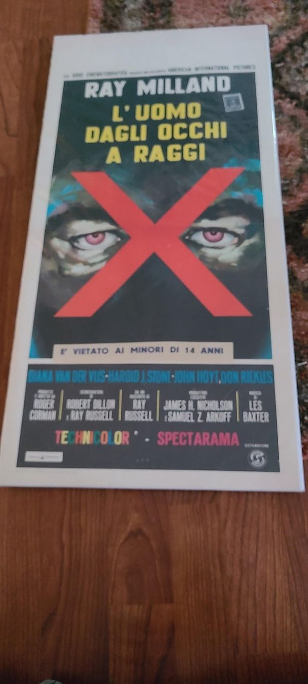X: The Man With X-Ray Eyes 1963 Locodina