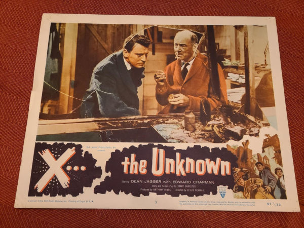 X- The Unknown 1957 Scifi/Horror