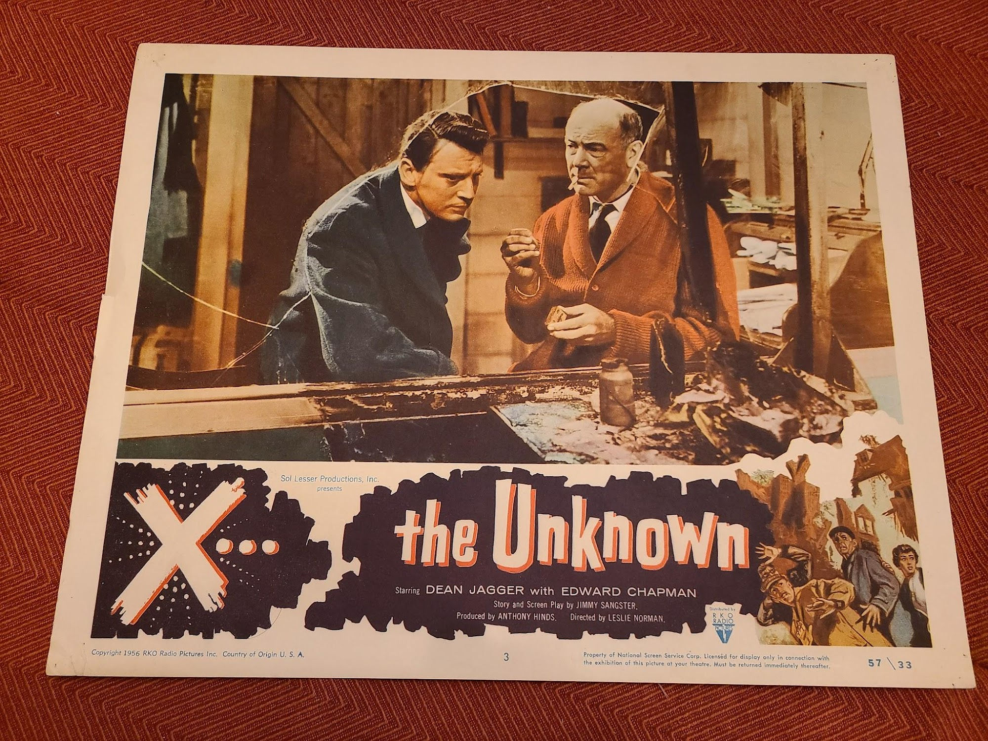 X- The Unknown 1957 Scifi/Horror