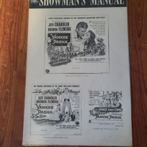 Yankee Pasha 1952 Press Books