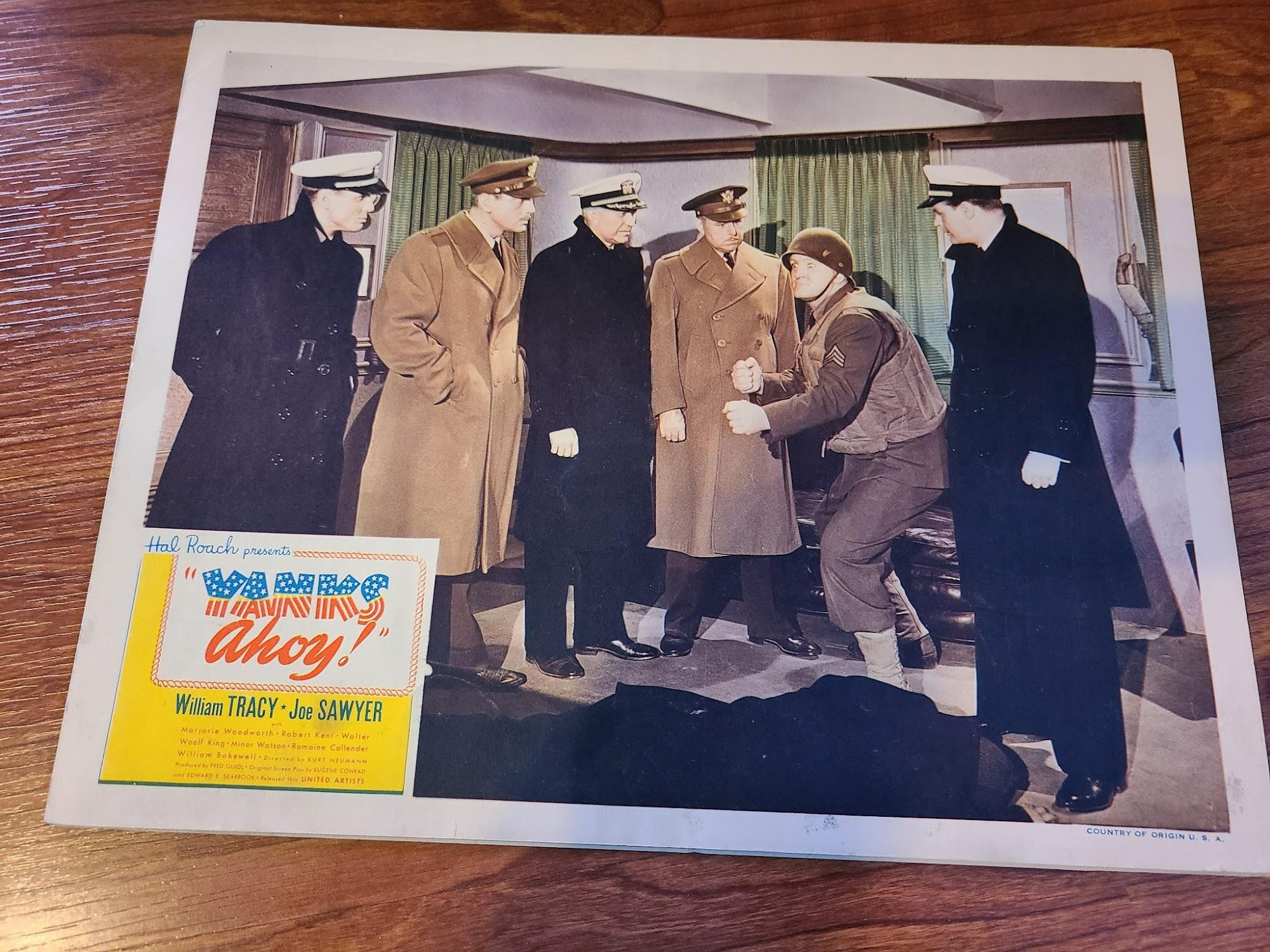 Yanks Ahoy 1942 Military/Aviation Lobby Cards