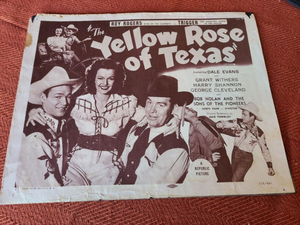 Yellow Rose Of Texas 1944 Western Lobby Cards