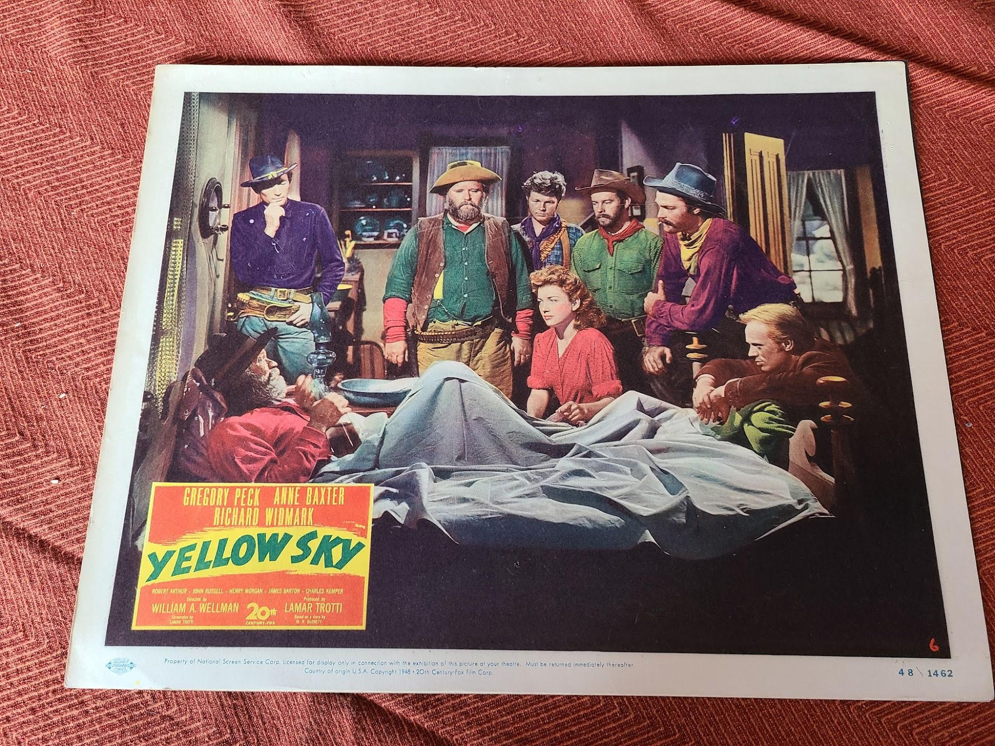 Yellow Sky 1948 Western Lobby Cards