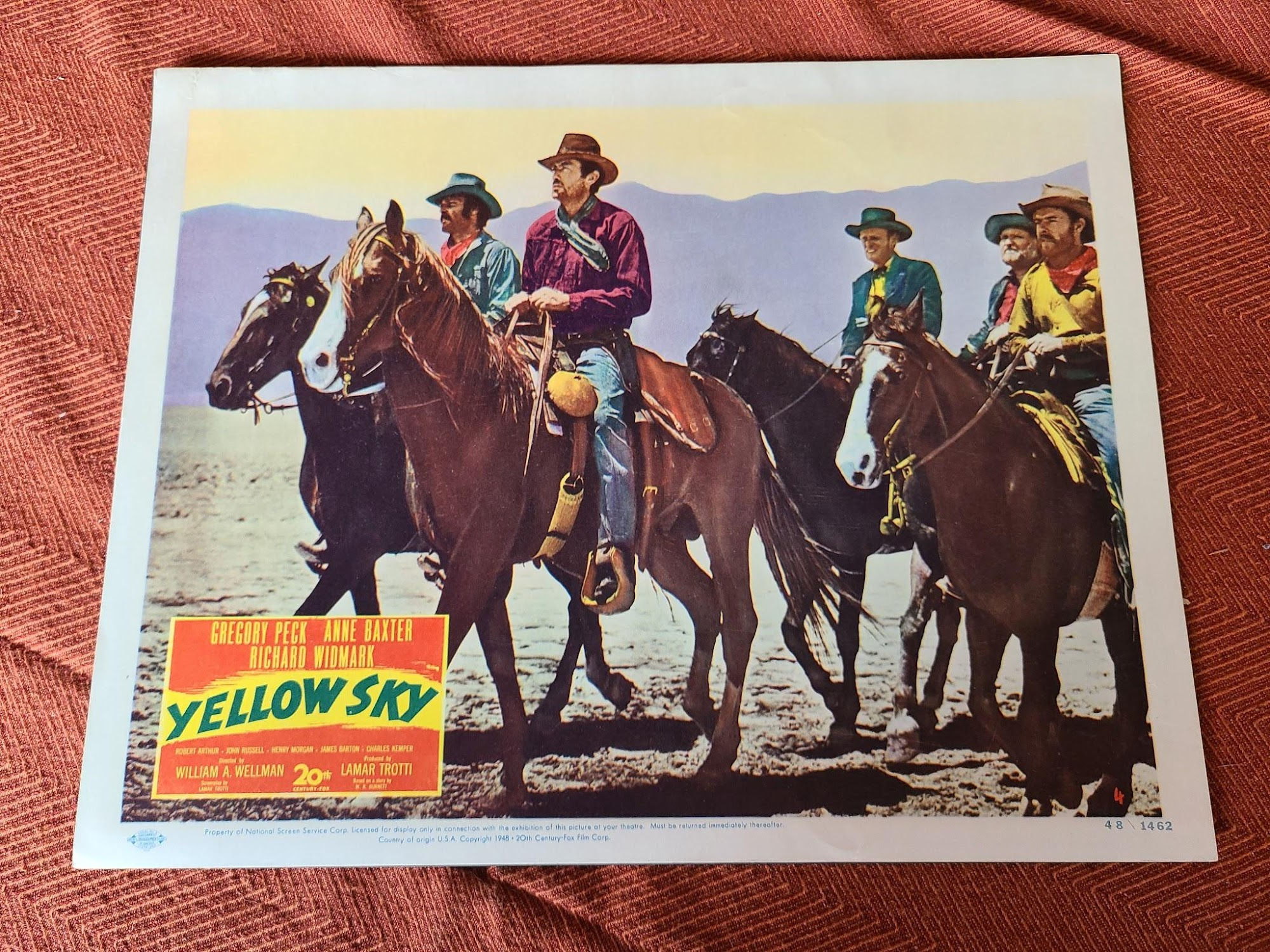 Yellow Sky 1948 Western Lobby Cards
