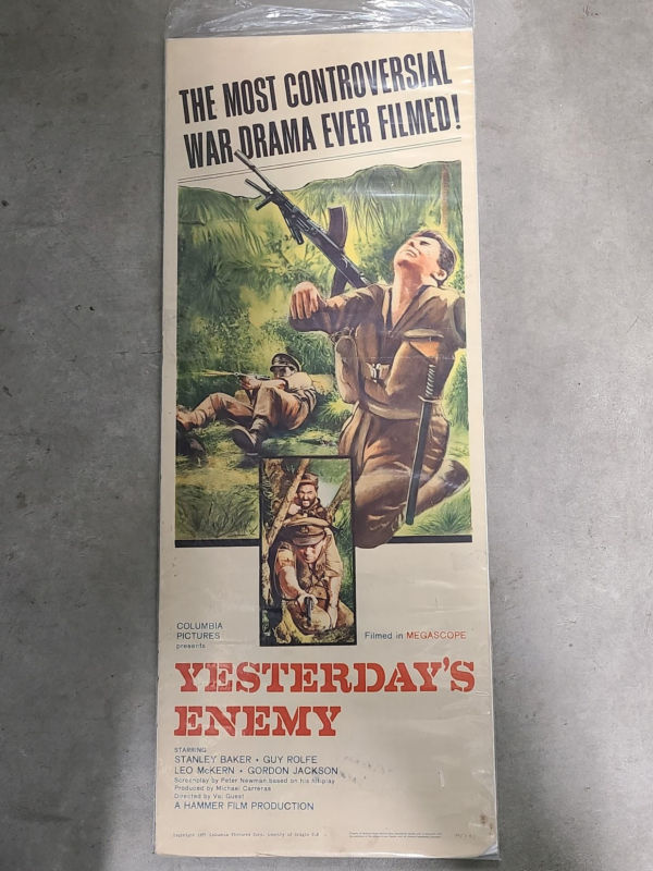Yesterday's Enemy 1959 Inserts