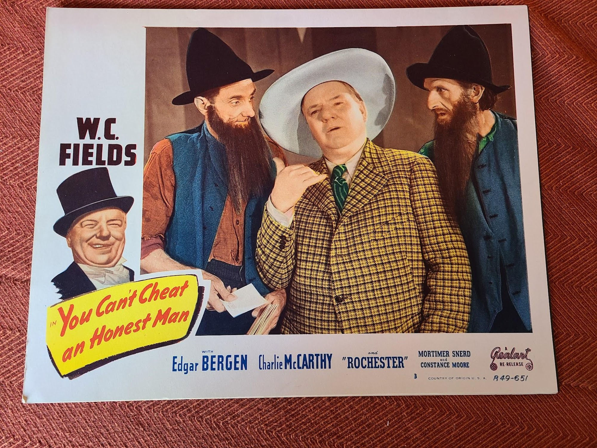 You Can't Cheat An Honest Man 1939 General Lobby Cards