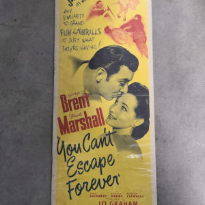 You Can't Escape Forever 1942 Inserts