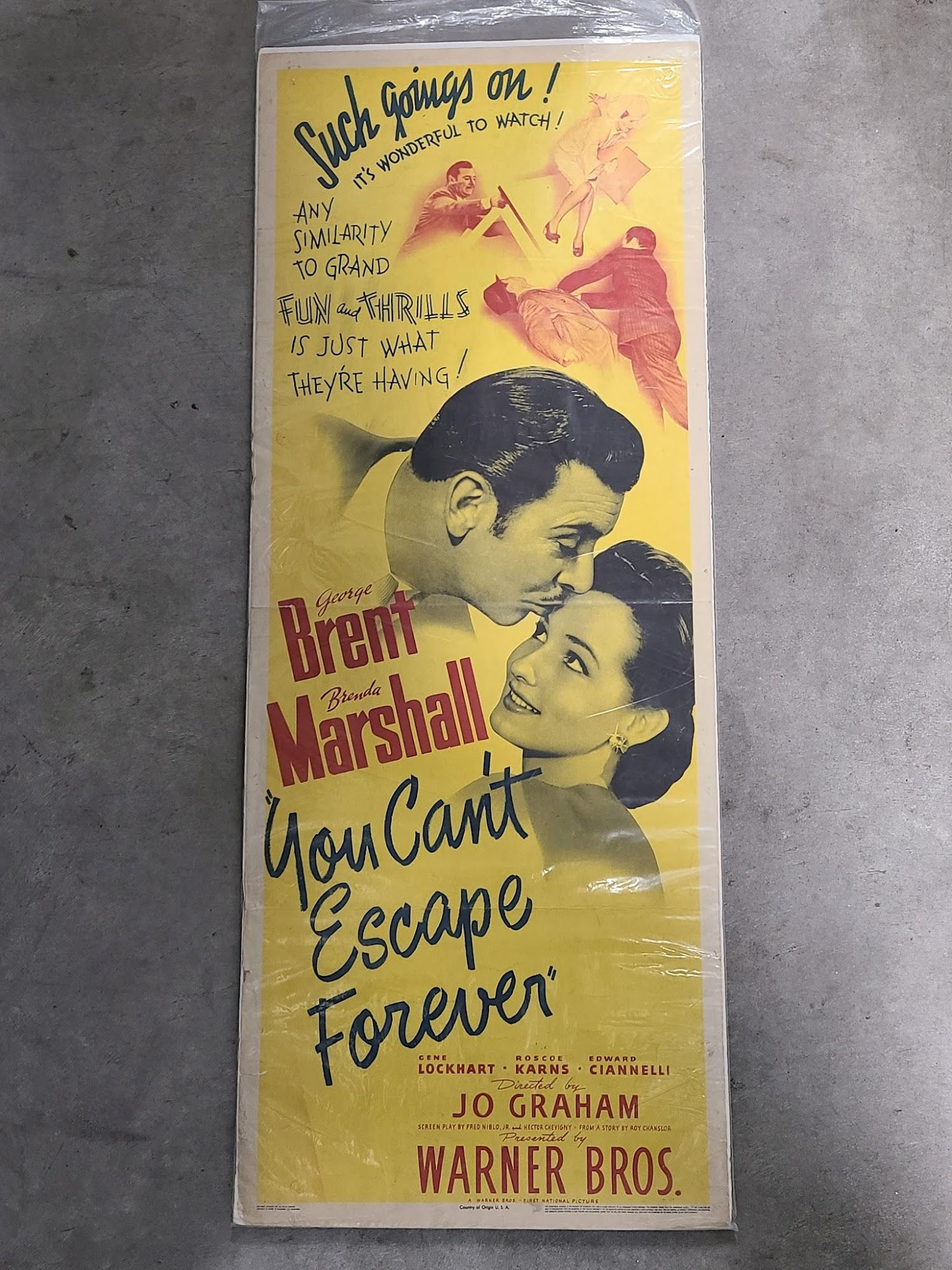 You Can't Escape Forever 1942 Inserts