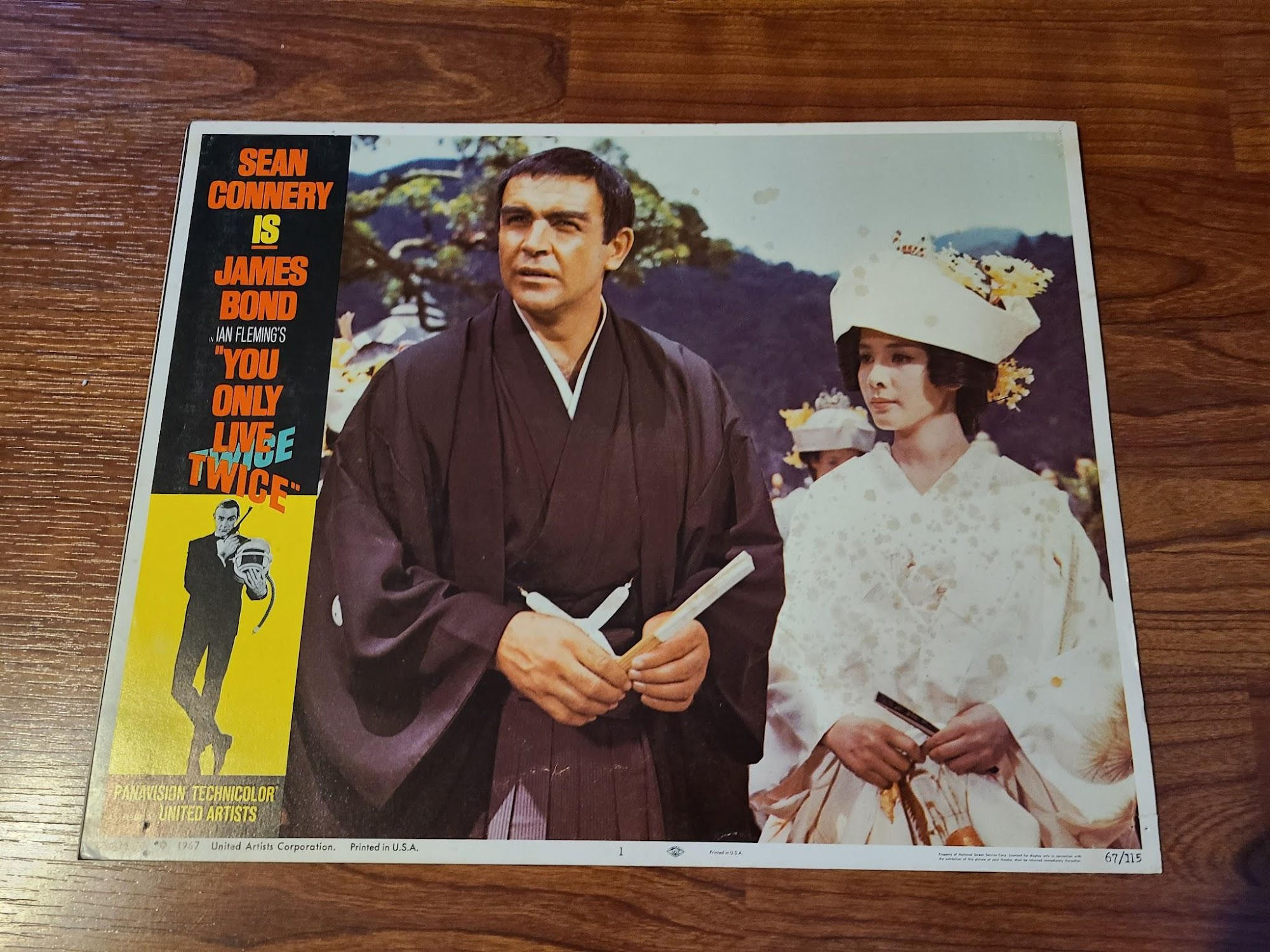 You Only Live Twice 1967 General Lobby Cards