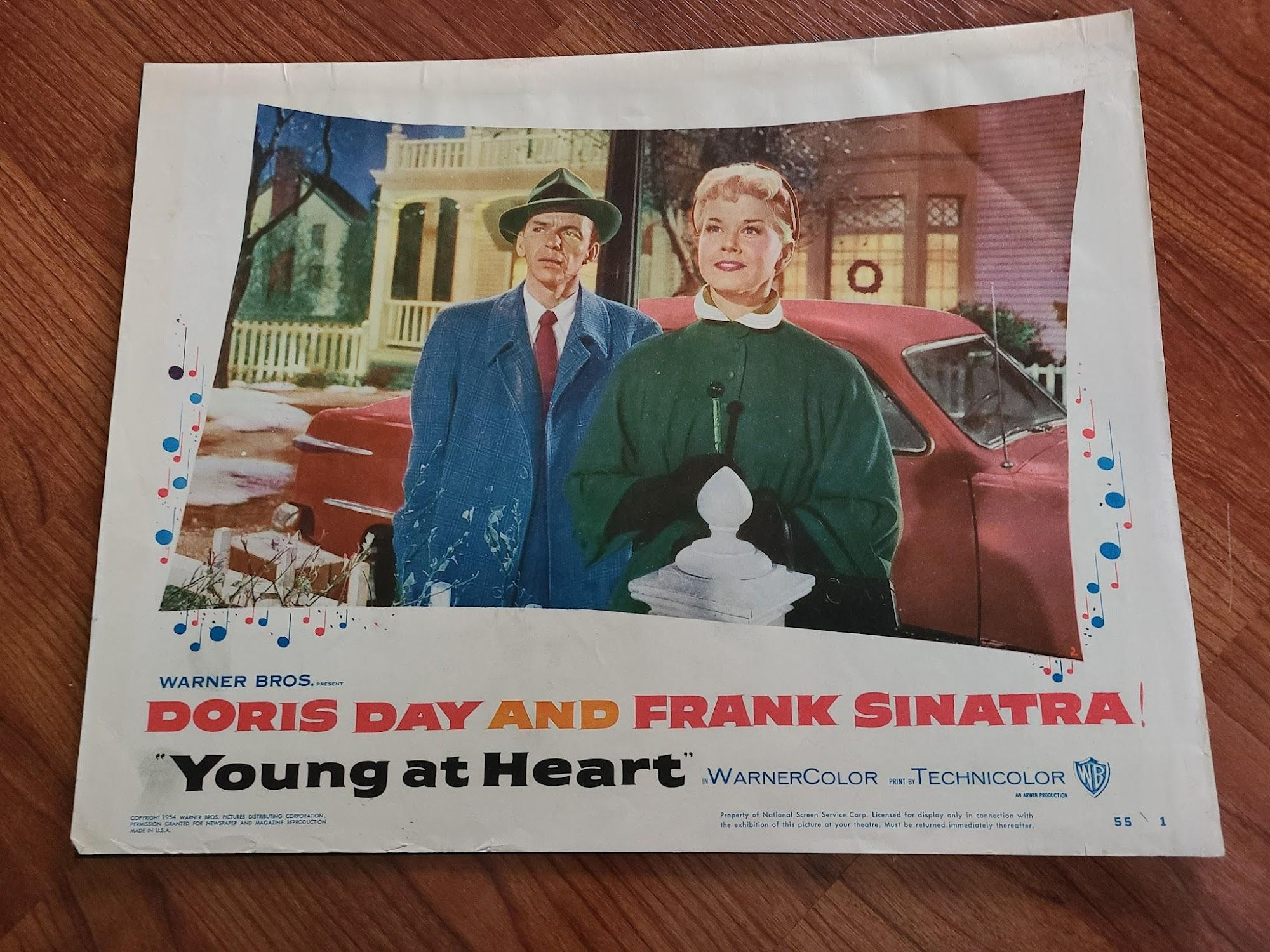 Young At Heart 1955 General Lobby Cards