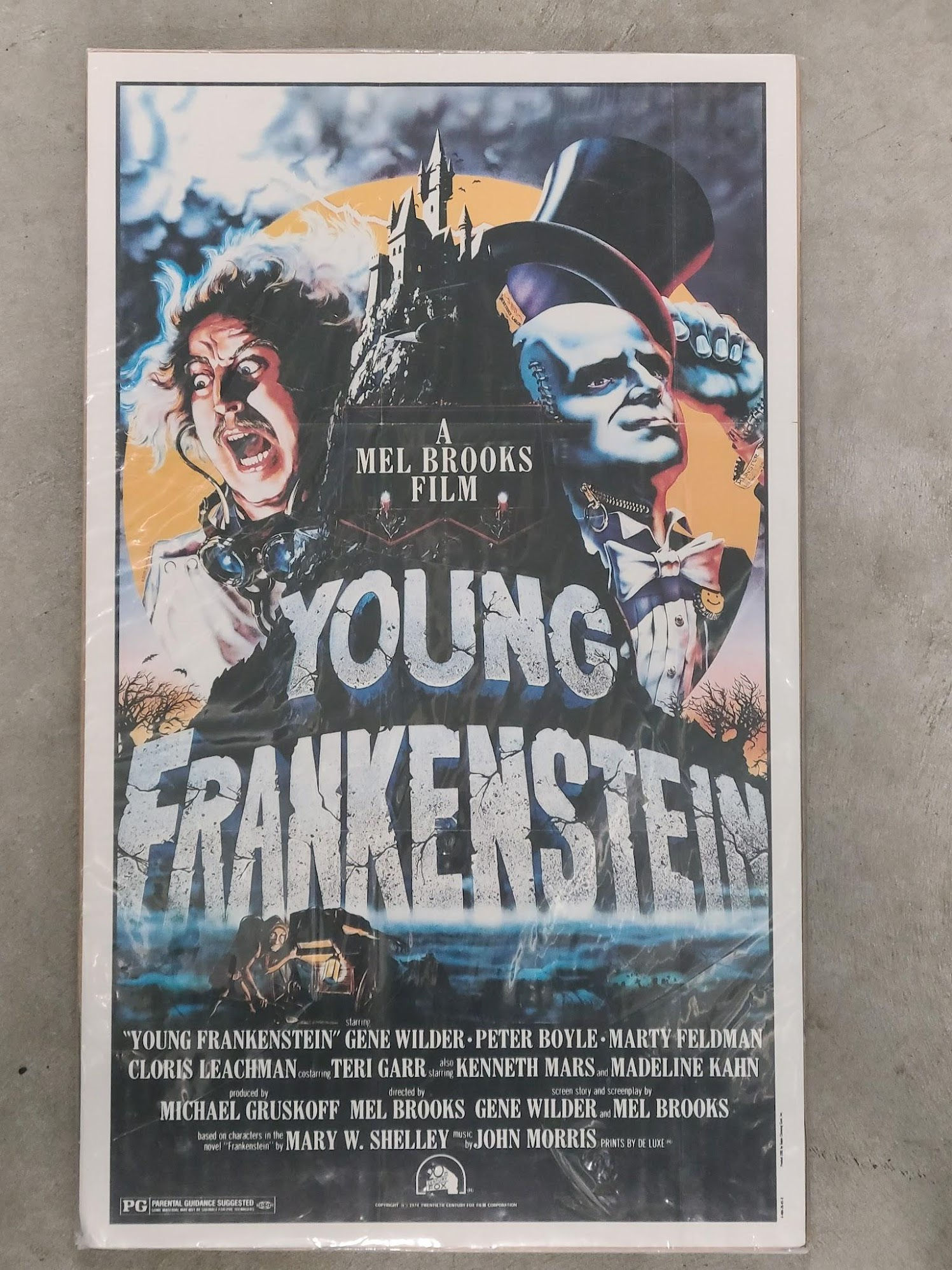 Young Frankenstein 1974 Window Cards