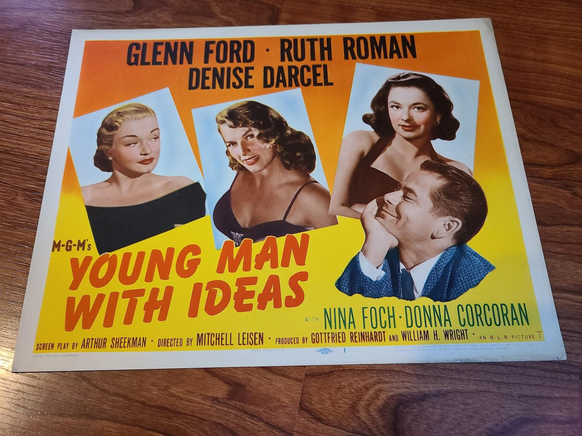 Young Man With Ideas 1952 Title Cards