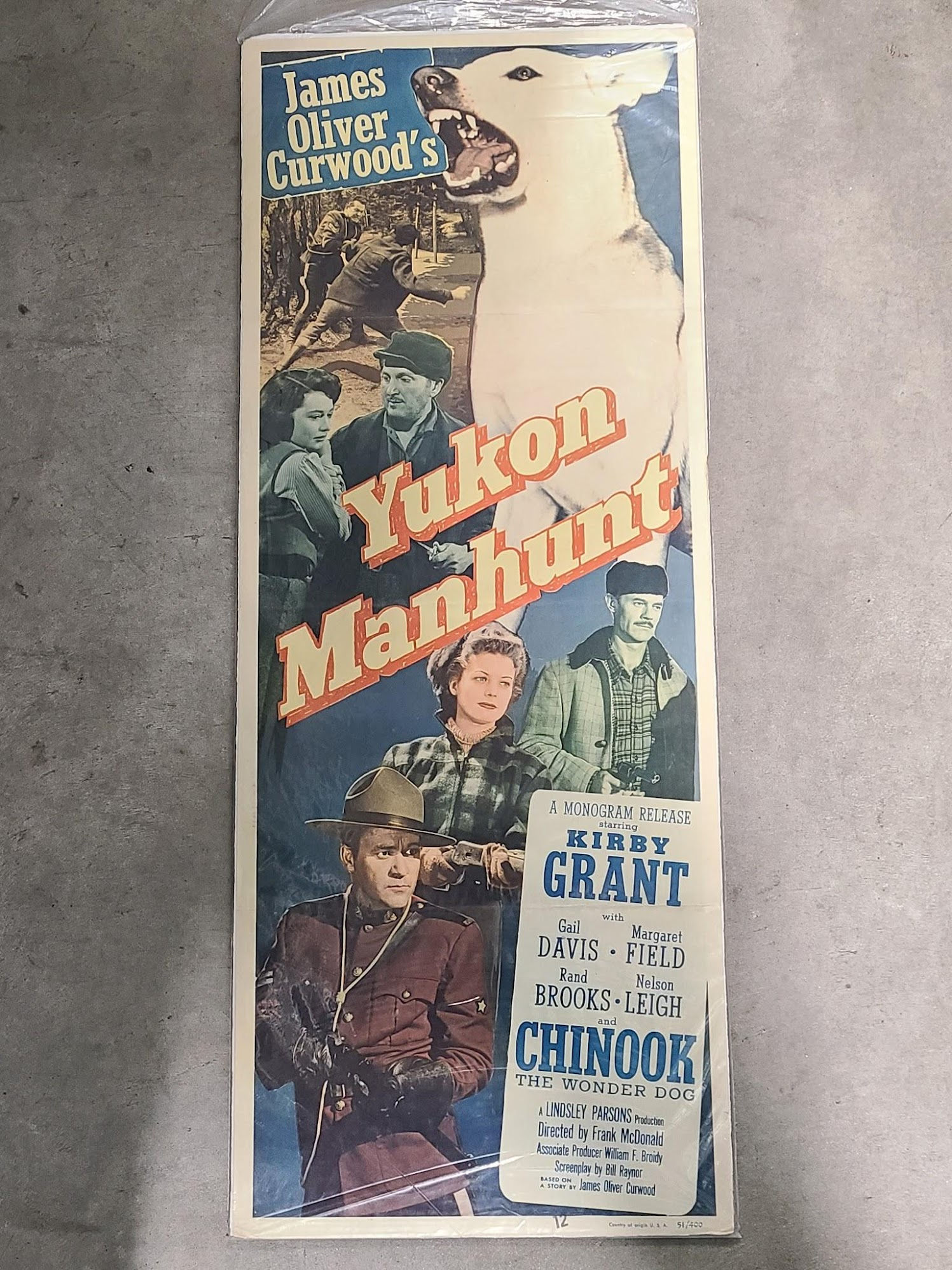 Yukon Manhunt 1951 Inserts
