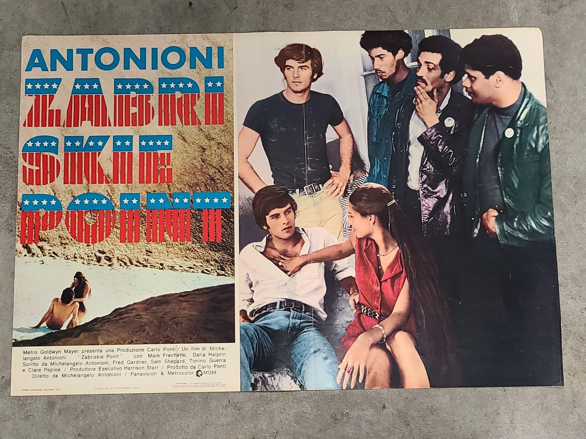 Zabriskie Point 1970 Fotobusta