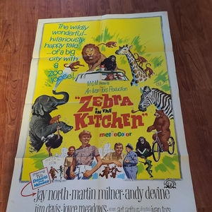 Zebra in the Kitchen 1965 1 Sheets/US