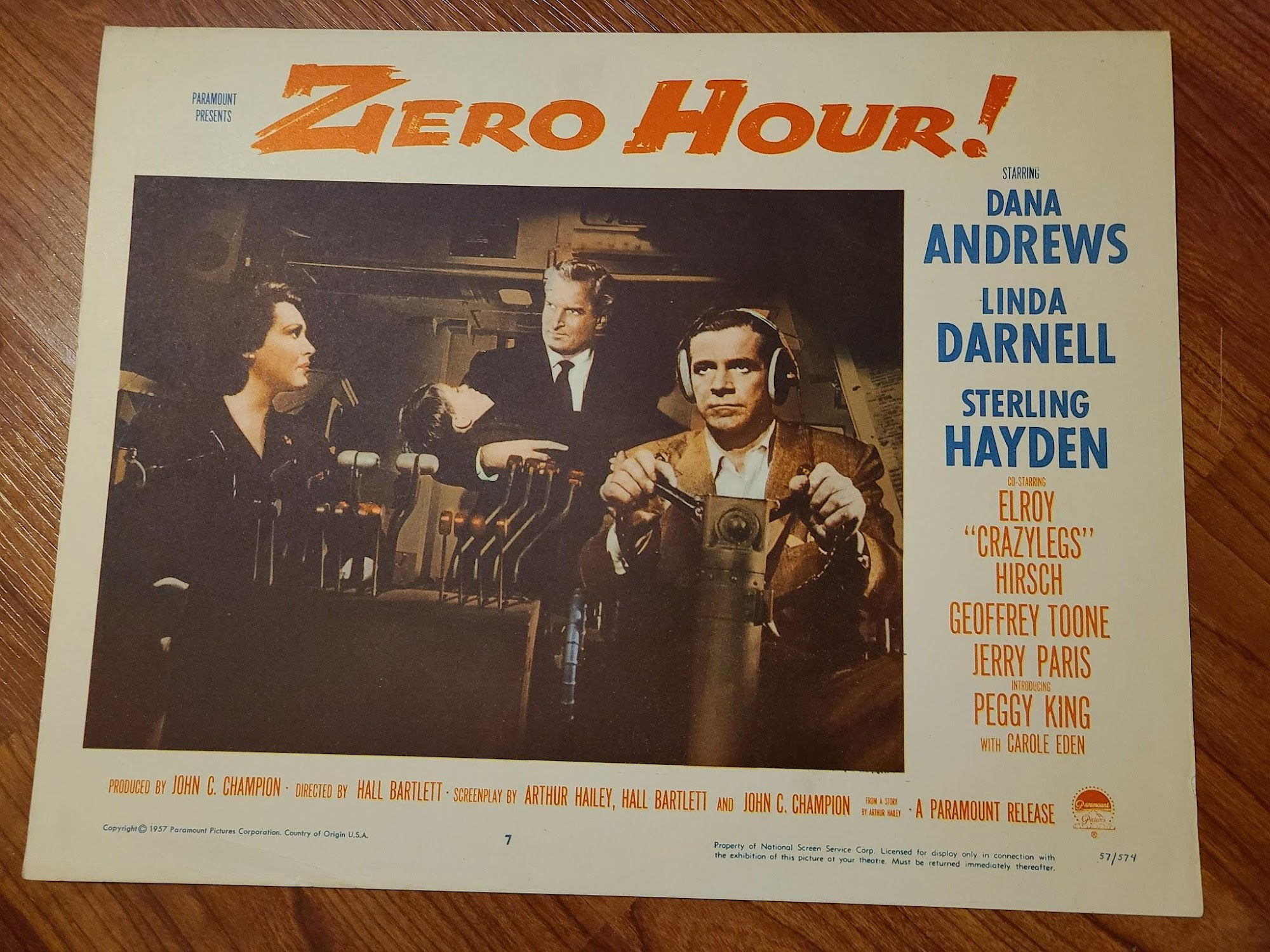 Zero Hour 1957 General Lobby Cards