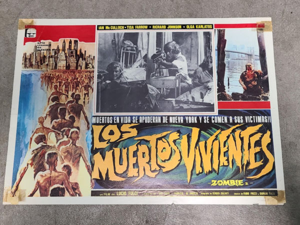 Zombie 2 1979 Mexican Lobby Cards
