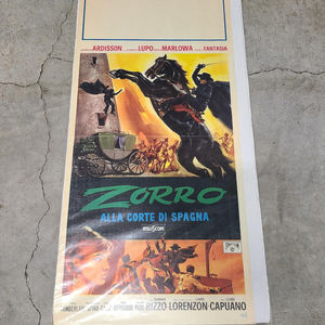 Zorro Alla Corte Di Spagna 1962 Locodina