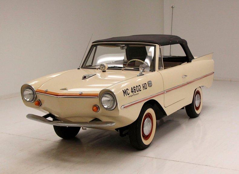 1964 Amphicar Model 770 Beach Sand White/Triumph Herald 70ci Engine