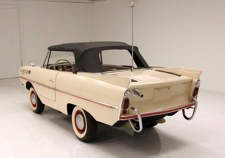 1964 Amphicar Model 770 Beach Sand White/Triumph Herald 70ci Engine